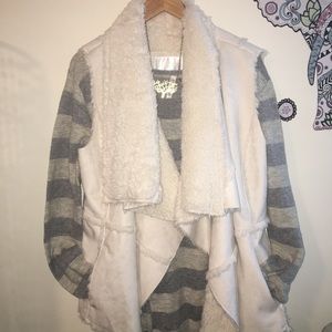 GRAY/GREY TUNIC SWEATER